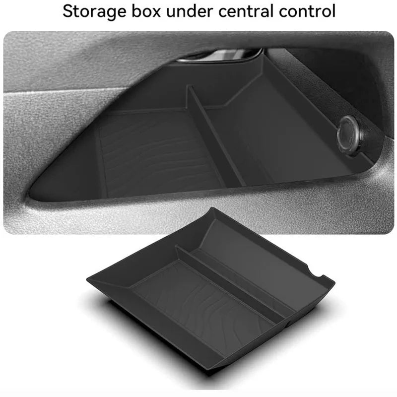 For Nissan Patrol Y63 for Armada 2025-2026 Non-Refrigerator Version Center Console Armrest Storage Box Organizer Car Accessories