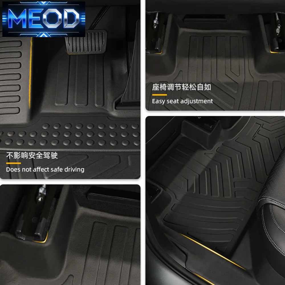 New Suitable For BYD Leopard Titanium 7 Fully Enclosed Special Foot Pad modified TPE Single Layer Car Floor Mat