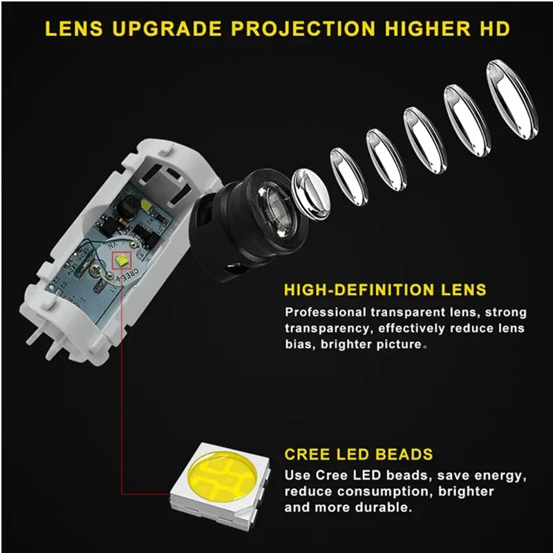 2PCS LED Door Projector Shadow Ghost Light HD Lamps For Patrol Y62 2013-2021 Auto Accessories