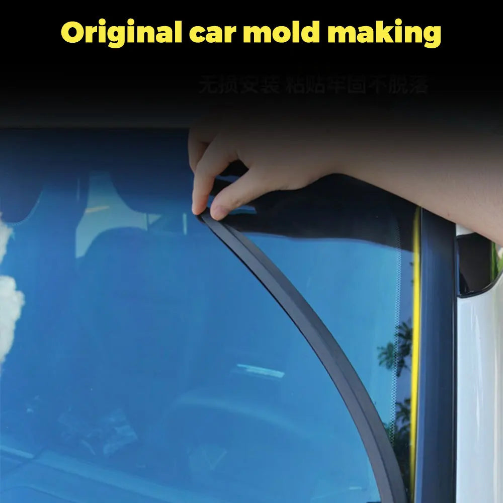 2pcs Front Glass Seal Strip For Toyota Land Cruiser Prado LC250 2024-2025 A-pillar Sound Noise Insulation Strip Car Accessories