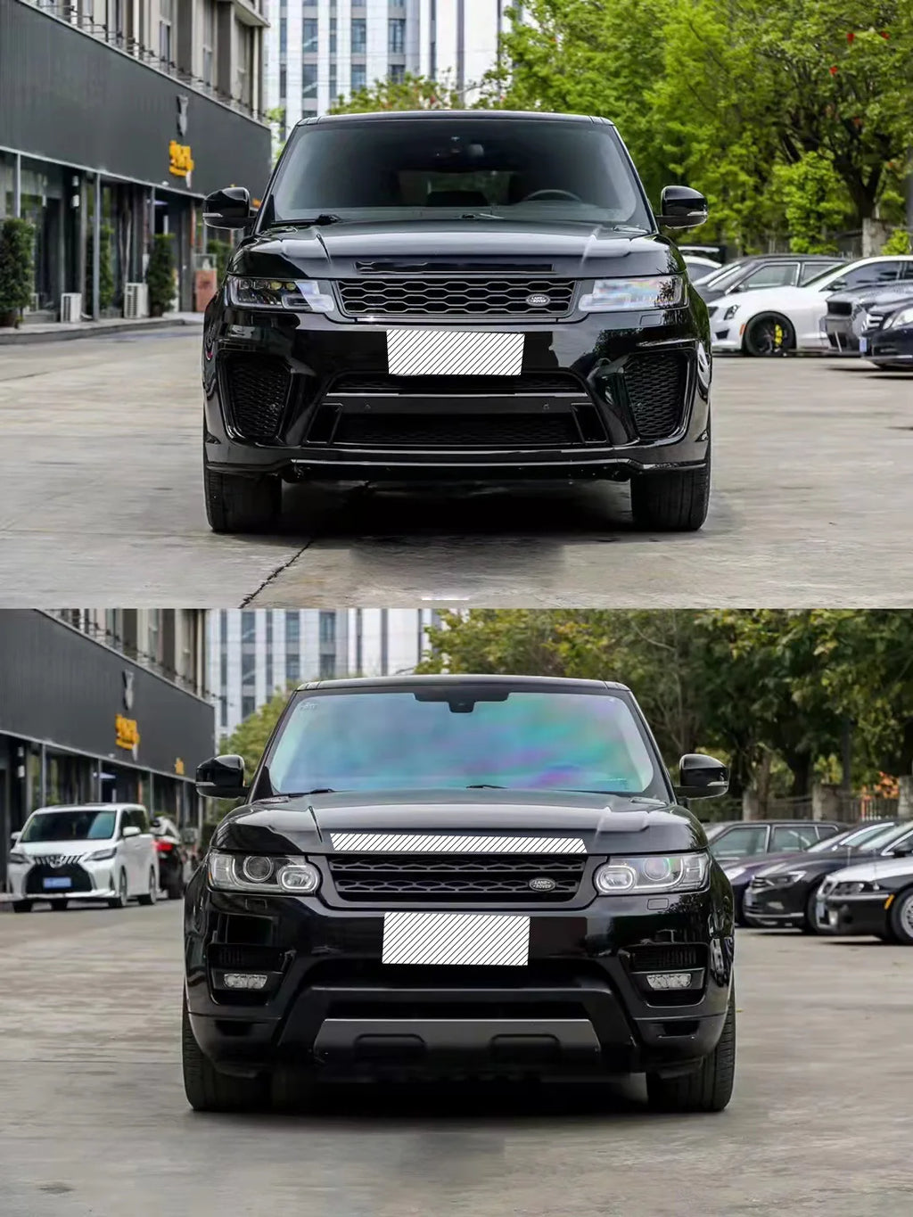 Hot Sale Upgrade Convert SVR Model Body Kit Facelift Big Surround Land  Range Rover Sport L494 2014-2017 up to 2018-2022
