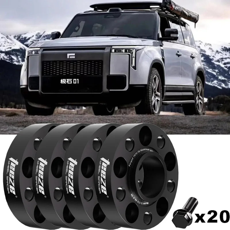 Dedicated for Rox Adamas / Rox 01 / jishi 01/ Polestone 01/5x120 CB 63.4 Flange Plate Wheel Spacers Aluminum Hub widened Adapter