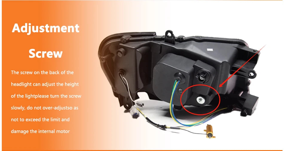LED Auto Headlight Assembly For Nissan Patrol Y61 2005-2013 Upgrade Plug and Play Projector Lens Car Front lamps Accessories