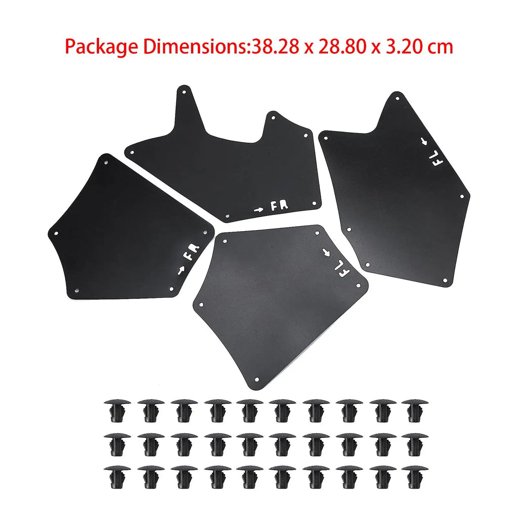 4x Mud Flaps Fender Liner Replacement Mudflaps for Toyota for tundra 2008-2021 Professional Sturdy Easy to Install Accessory