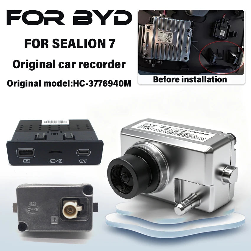 HD Dash Cam For BYD HC-3776940M Car Dvr Recorder Camera For BYD Sealion 7 SL7 2024-2026 (Not Available in EU and UK)