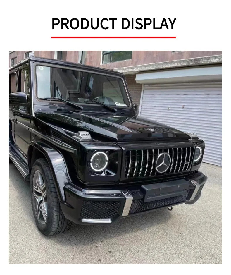 For W463 Mercedes Benz G-Class G350 G500 G55 G63 G65, Upgrade To W464 Geometric Led Headlights, Old Model Updated To New Style
