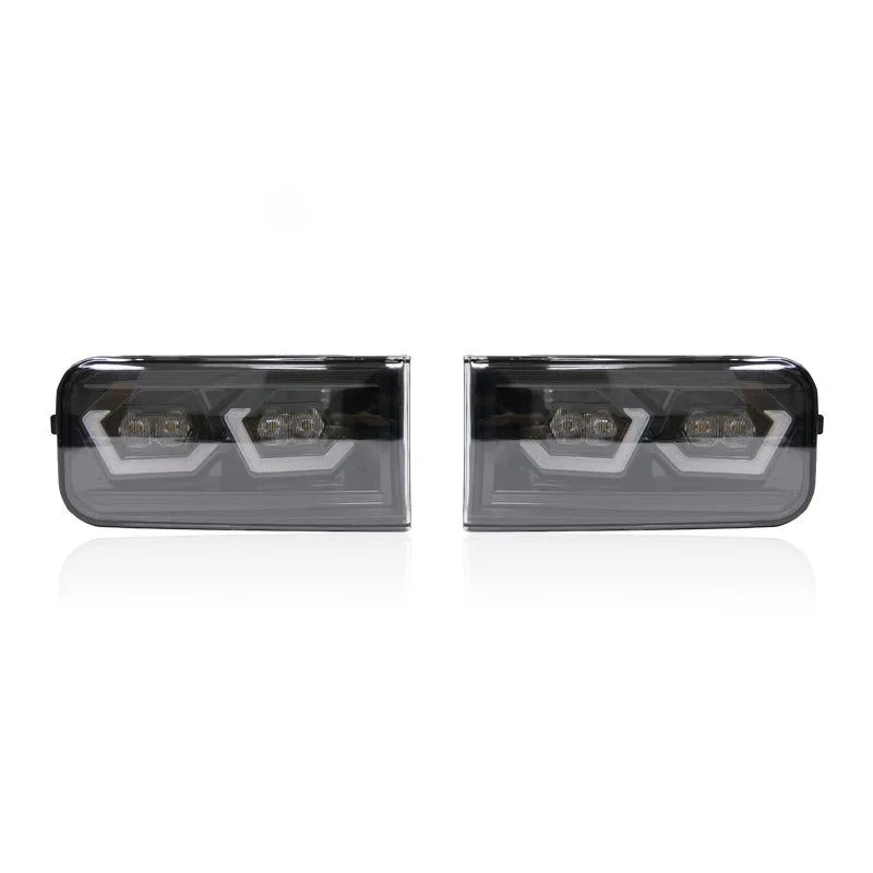 DRL for Toyota Land Cruiser LC200 2008-2011 Car Led Daytime Running Lights Dynamic Turn Signal Modified Front Bumper Fog Lamp