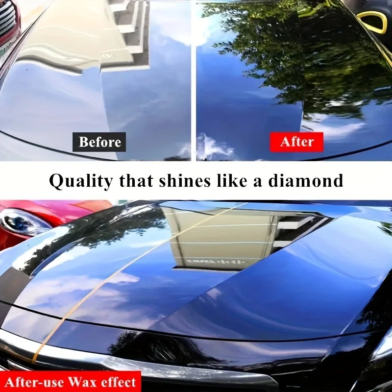 Titanium Ceramic Wax Paste, Ceramic Car Paint Wax, Car Maintenance Polish, Car Scratch Repair and Removal Wax