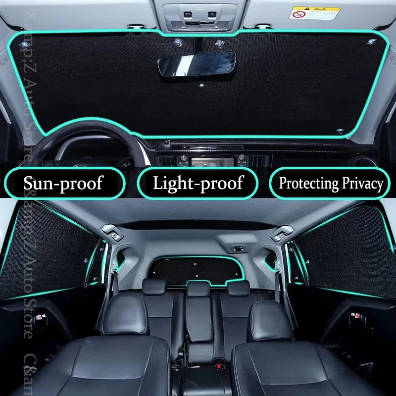 Car Sun Visor For Nissan Patrol Armada Y62 2010~2024 Anti-UV Pad Window Sunshades Curtain Windshield Sun Shades Auto Accessoires