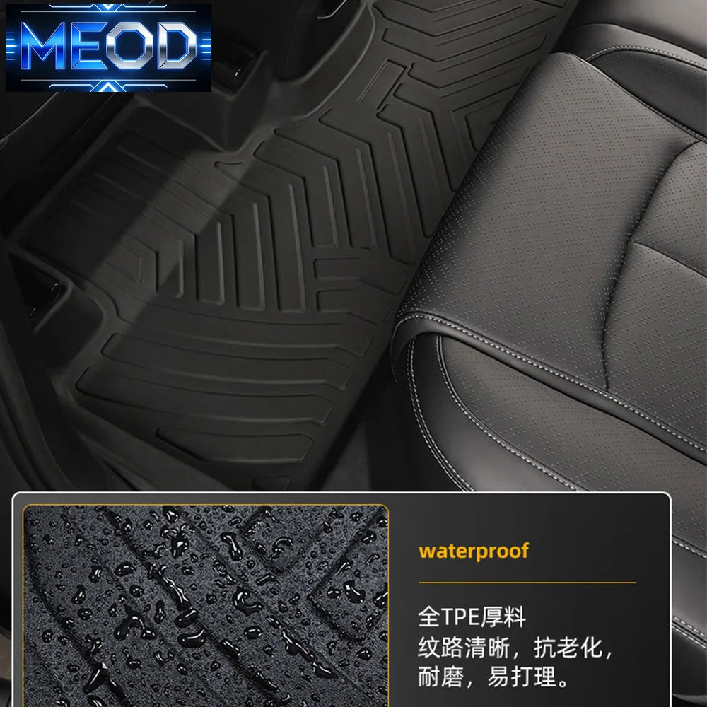 New Suitable For BYD Leopard Titanium 7 Fully Enclosed Special Foot Pad modified TPE Single Layer Car Floor Mat