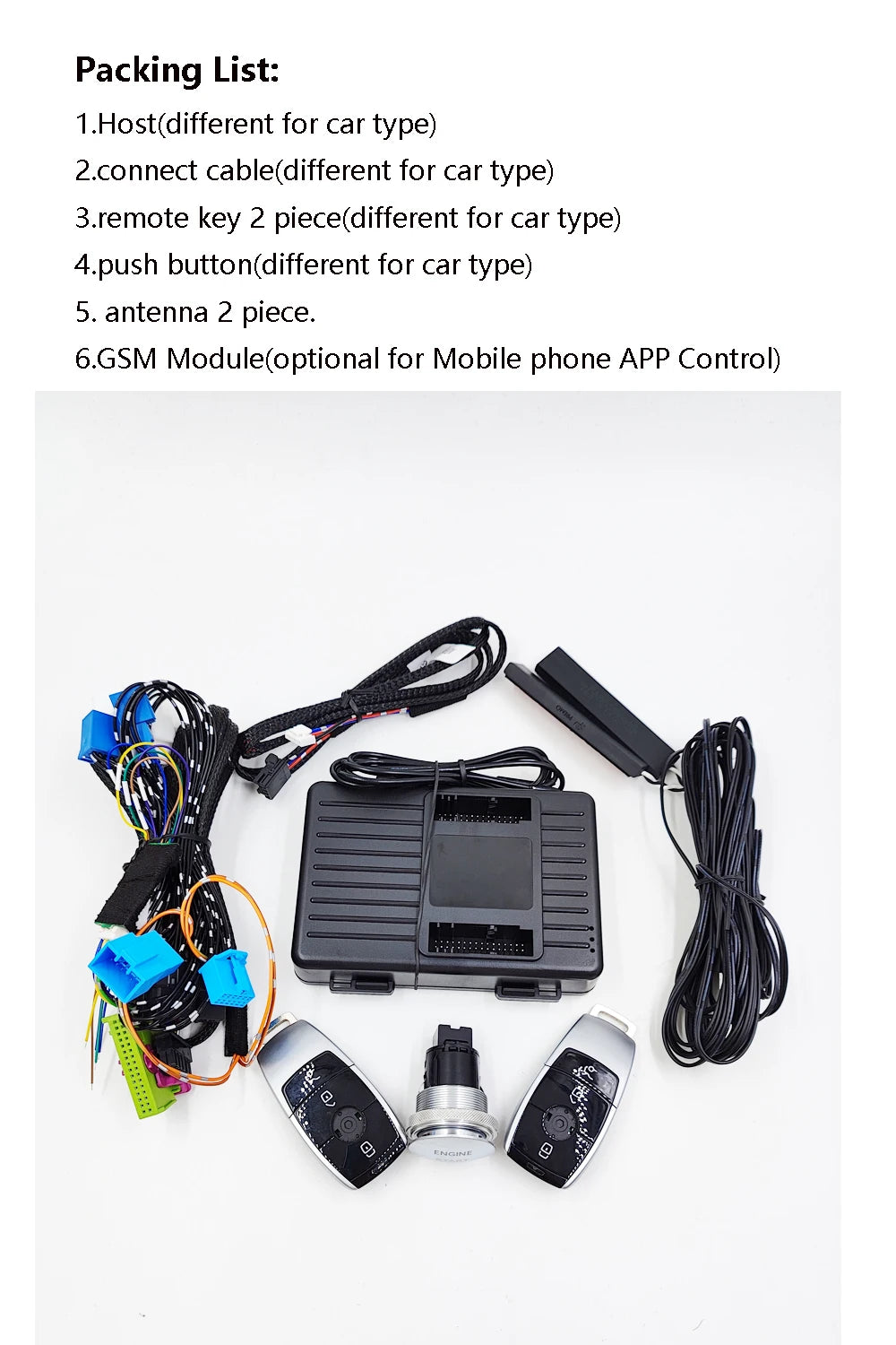 For G W463 G65 G55 G63 G500 G550 Year 2013-2018 Upgrade Keyless Start Keyless GO Remote Start Car Accessories