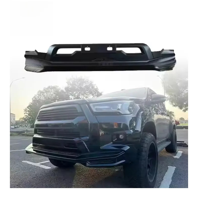 High Quality ABS Front Bumper Lip Guard for  Hilux Revo 2021