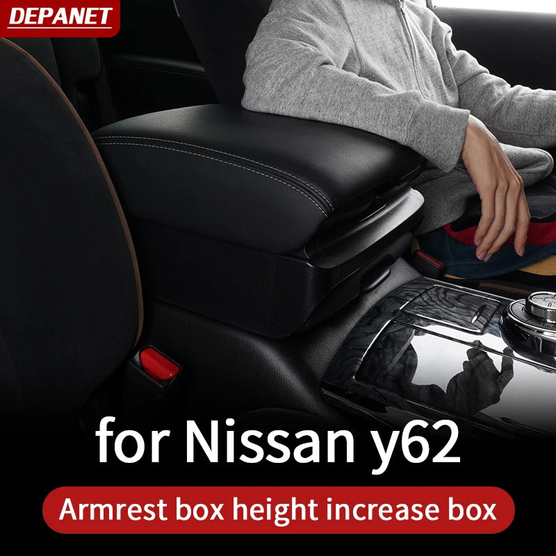 Armrest Booster for Nissan Y62 Patrol Nissan Patrol Y62 Nismo Cover Upgrades Accessories Interior Y62 2010-2023 Nissan Y62