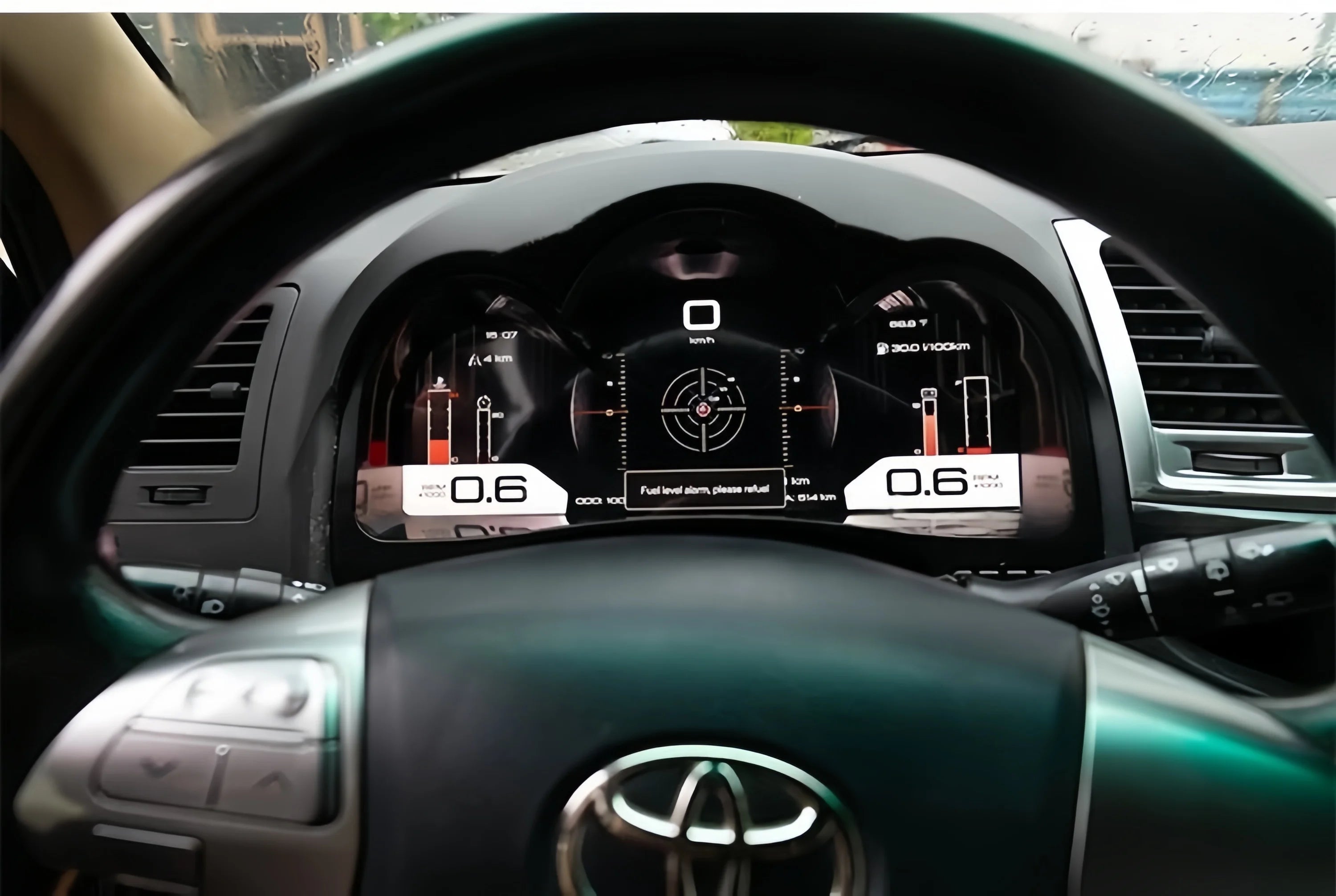 12.3 Inch LCD Car Digital Dashboard For Toyota Hilux VIGO FORTUNER 2005 2006 - 2014 2015 Years Panel Speedometer Virtual Cockpit