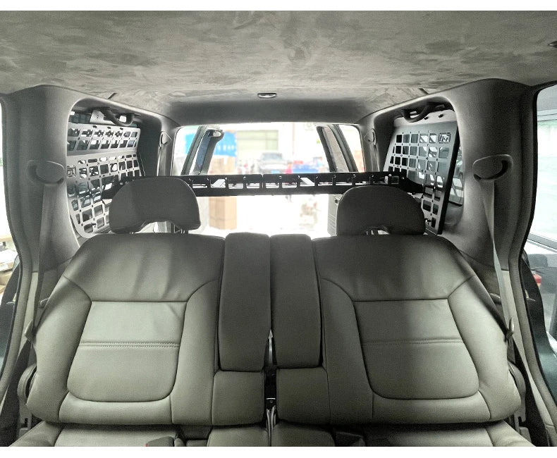 For Nissan Patrol Y61 1997-2016 5dr Accessories Storage Panel Rear Trunk Debris Rack Car-Styling MOLLE Storage Panel Organizer