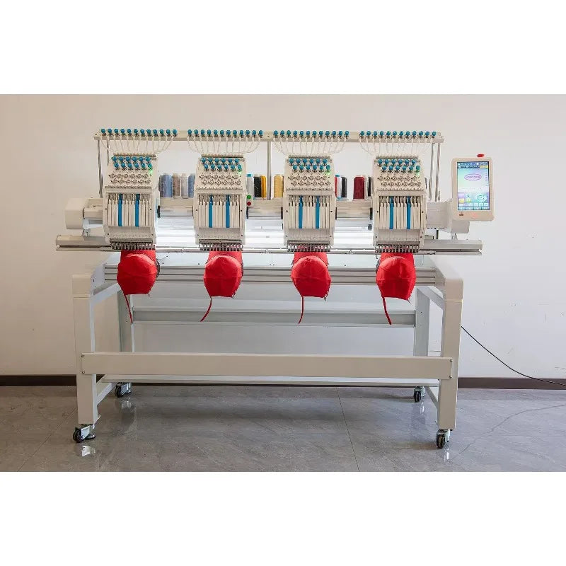 Computerized Embroidery Machine T-shirt Logo Cap Embroidery Industrial Grade Smart Motor High Speed for Home Business