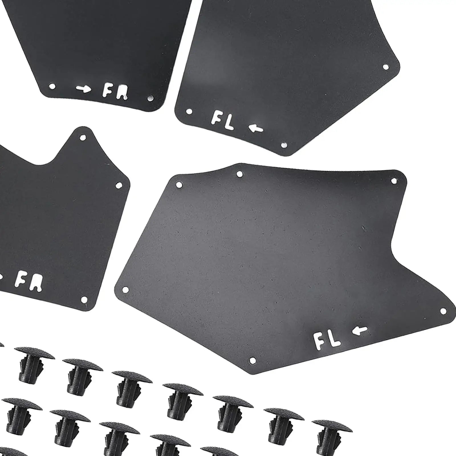4x Mud Flaps Fender Liner Replacement Mudflaps for Toyota for tundra 2008-2021 Professional Sturdy Easy to Install Accessory