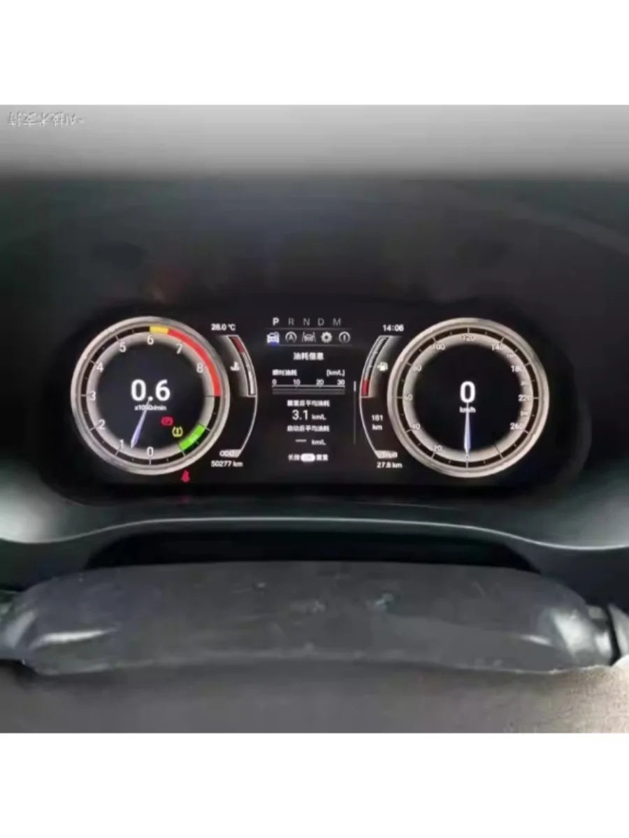 A2025 Update For Toyota Hilux Fortuner 2016 - 2024 Virtual Cockpit Digital Cluster Car Odometer Screen Dashboard LCD Speed Meter