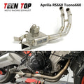 Stainless Steel Motorcycle RS660 Exhaust Pipe For Aprilia RS660 Tuono660 Exhaust System Racing Muffler Underbike Escape Moto