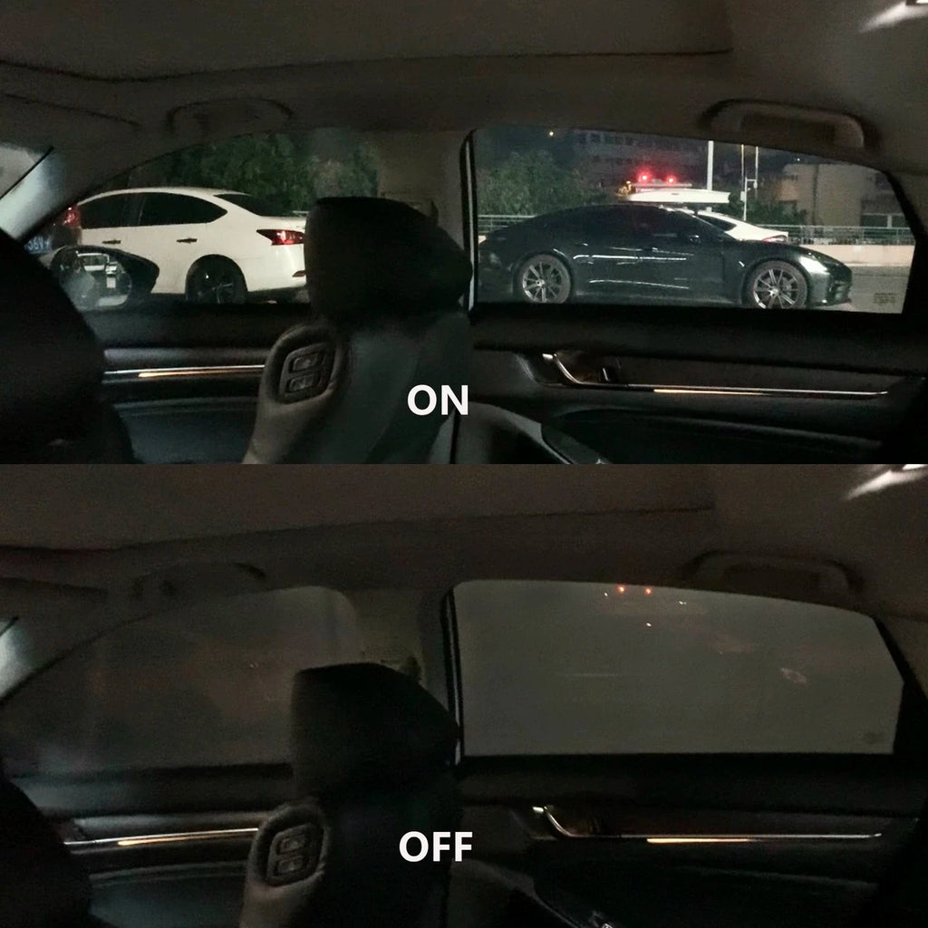 Deep Black Automotive Switchable Smart Tint Privacy Glass Dimming Car Tint With Remote Control