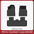 For Tesla New Model Y Juniper Premium/Performance 2025+ TPE Floor Mats Luggage Mat Wear-resistant Foot Pads ModelY Trunk Mats
