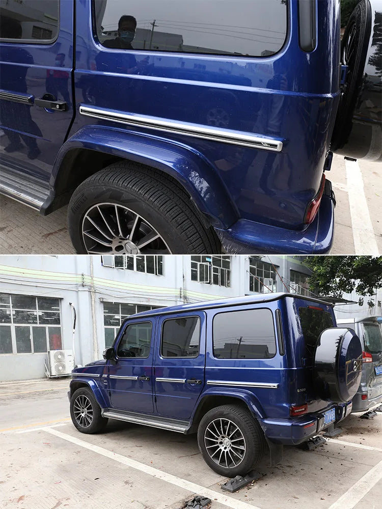 10 Pcs/Set ABS Car Side Door Body Molding Strips Cover Trim For Mercedes Benz G Class W464 2019-2025 Car Exterior Accessories