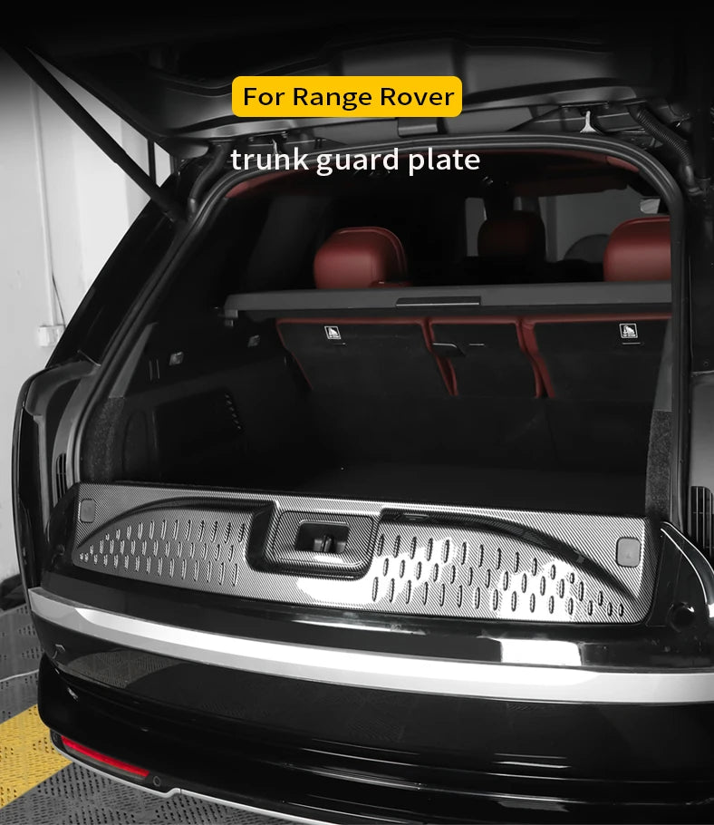 For Land Rover Range Rover 2023-2026 Car L460 Vogue Rear Trunk Bumper Scuff Sill Protector Plate Guard Plate Accessories
