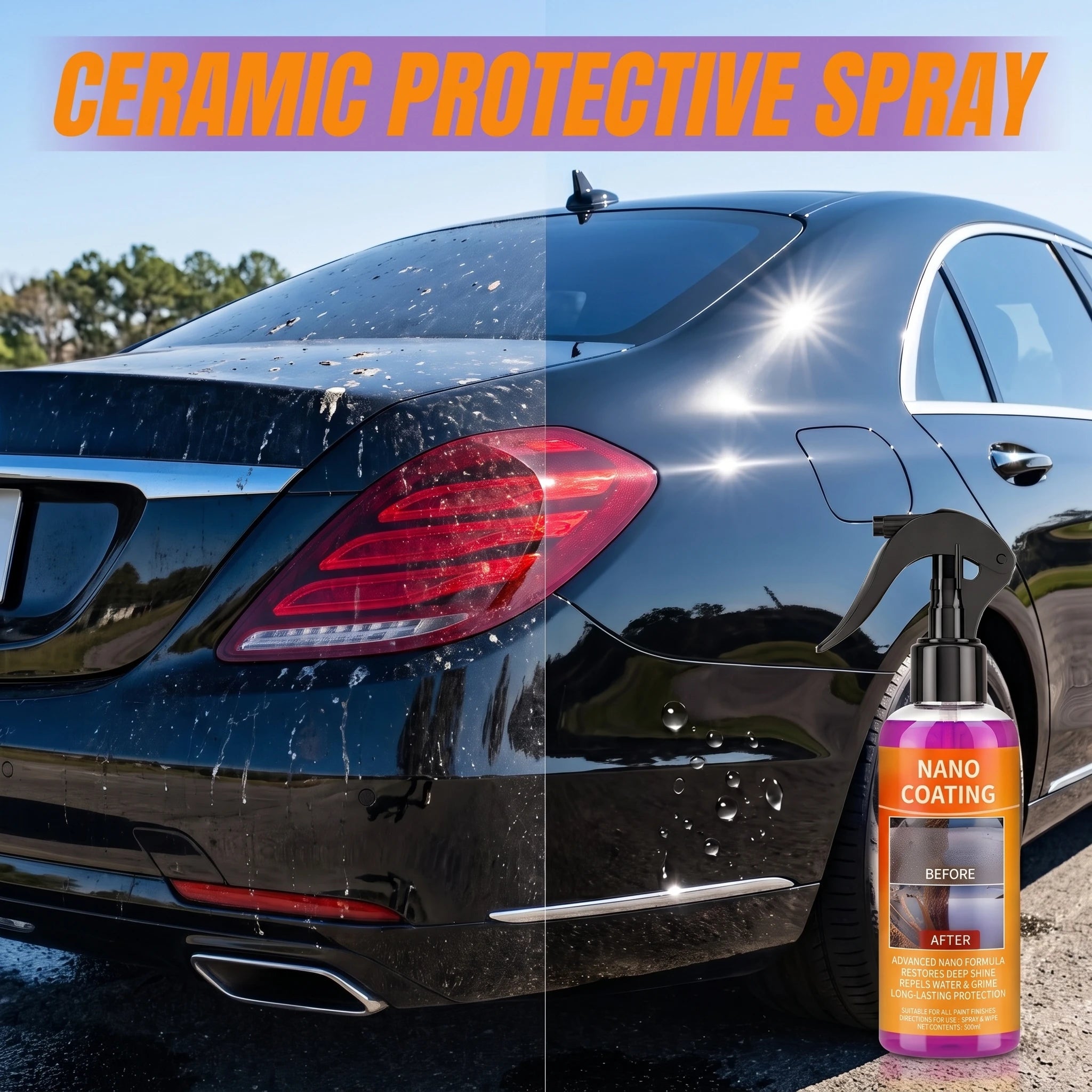 Car Nano Ceramic Coating Liquid Crystal Hydrophobic Layer Polishing Paint Coating Agent Auto Polish Nano Crystal Coatings