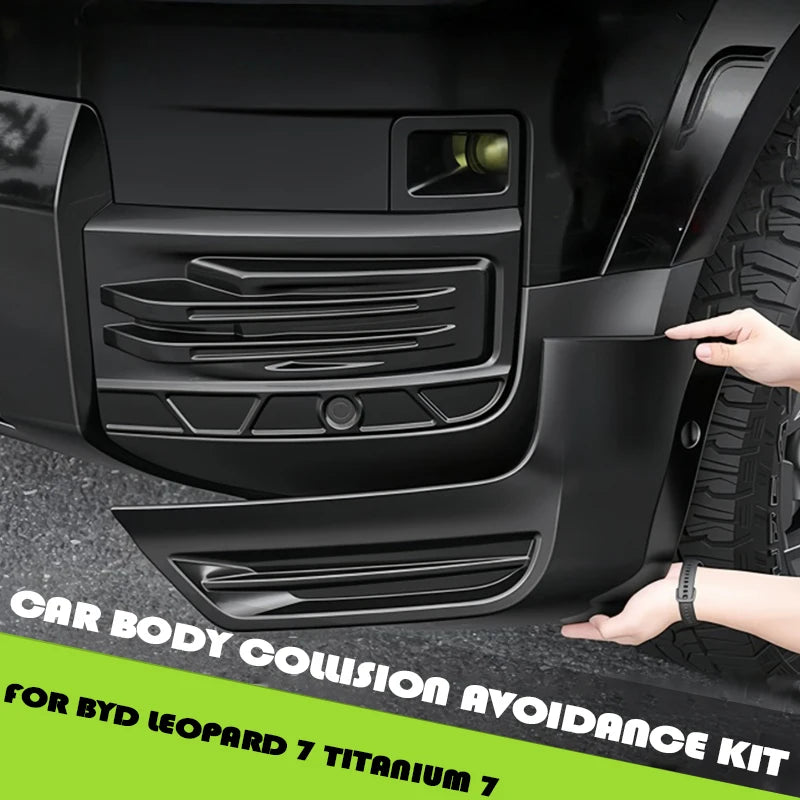Car Front and Rear Bumpers Full Protective Corners Fit for BYD Leopard 7 Titanium 7 Modified Car Body Collision Avoidance Kit