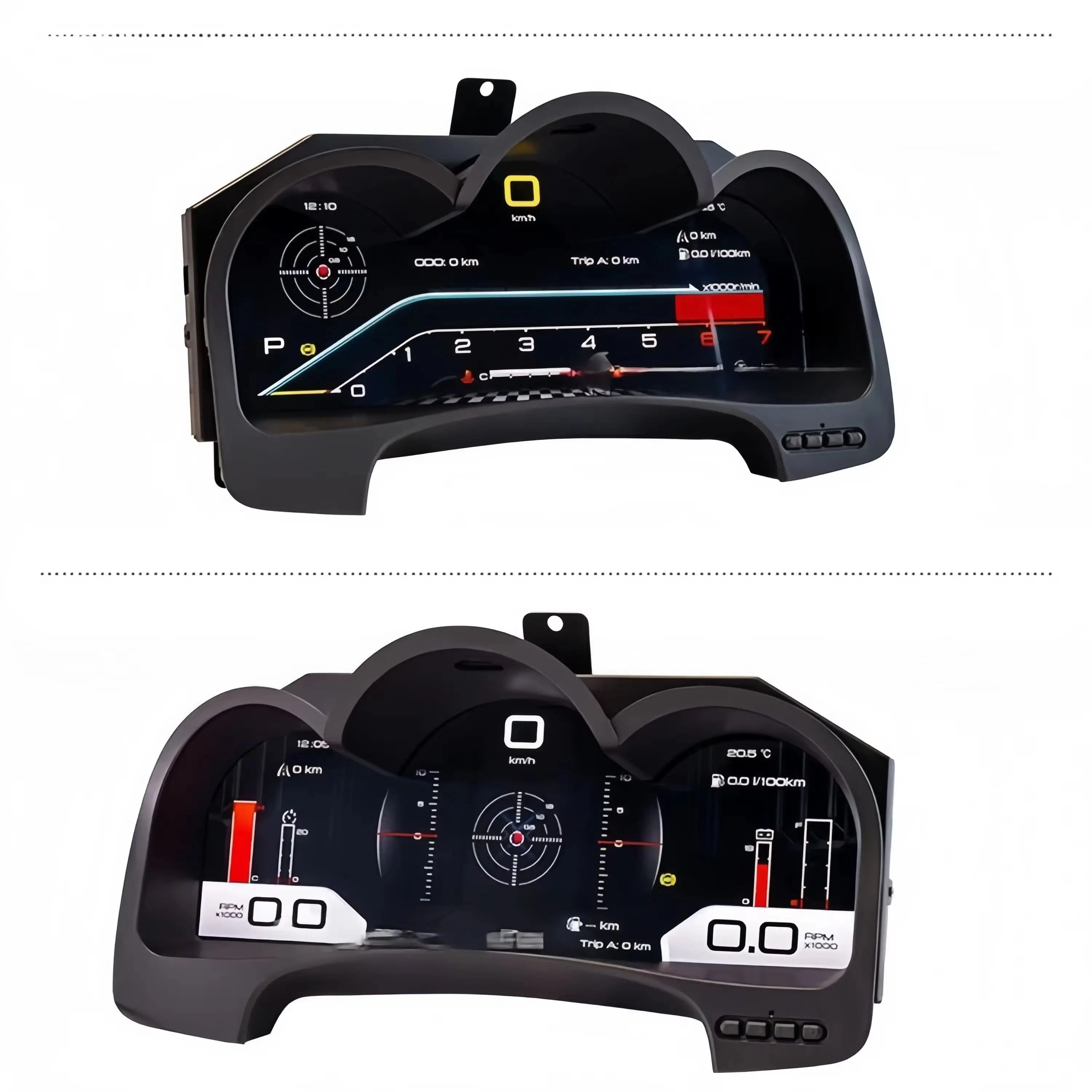 12.3 Inch LCD Car Digital Dashboard For Toyota Hilux VIGO FORTUNER 2005 2006 - 2014 2015 Years Panel Speedometer Virtual Cockpit