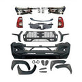 China 4x4 Facelift Conversion Kits for Hilux Revo 2015-2022 Upgrade to GR Sport 2023 2024 Body Kit Bumper Lights