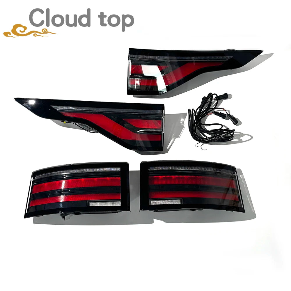 Pair Outer Inner Rear Tail Lights For 2017-2023 Land Rover Discovery 5 Rear Lamp