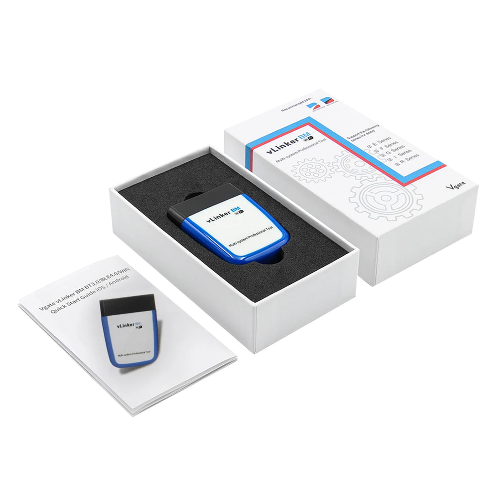 Vgate VLinker BM+ BM For BMW Scanner ELM327 BT4.0 OBD 2 Wifi OBD2 Car Diagnostic Tool ELM 327 Auto ODB2 For BMW Bimmercode