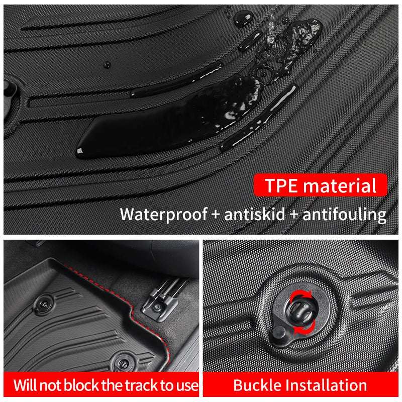 For 2024-2026 Toyota Land Cruiser Lc250, Lexus Gx550 Special Car Foot Mat Tail Box Mat Internal Upgraded Accessories
