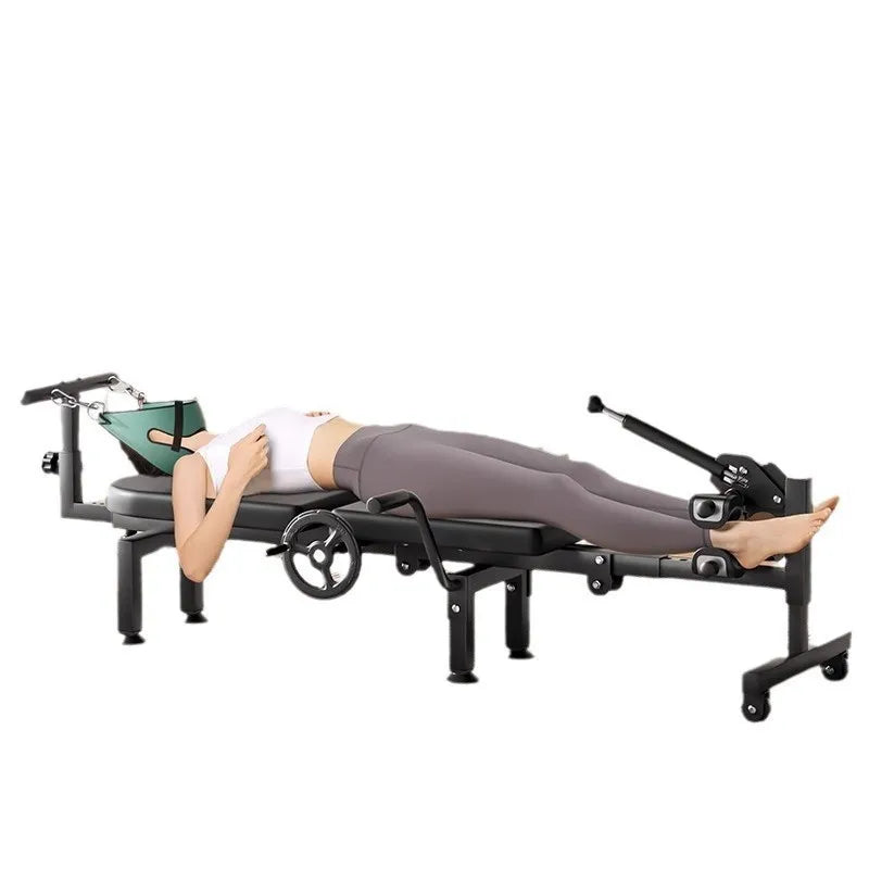 Handwheel stretcher, electric whole body stretcher, lumbar spine cervical spine rehabilitation inverted machine