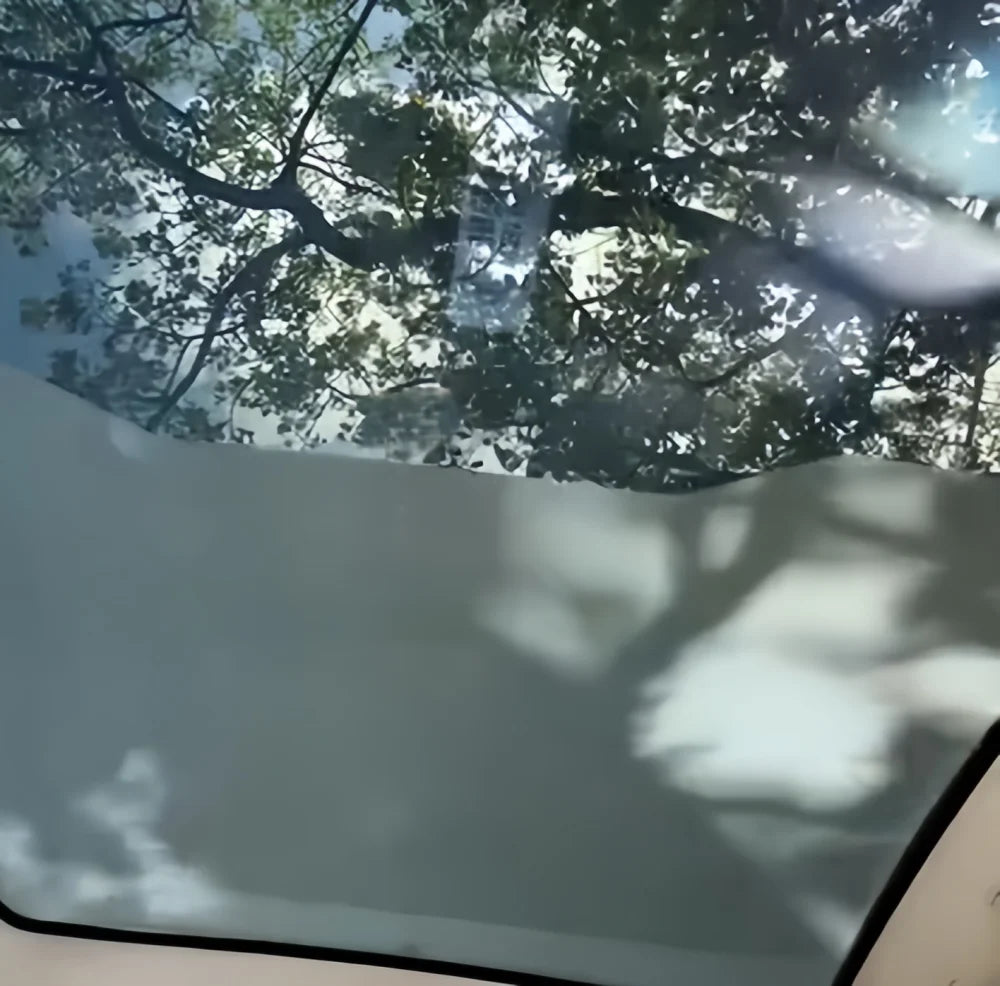 Black PDLC Film For Electric Car Windows 0.45mm With Silicone Glue - Privacy Smart Film Switchable Smart Glass Film