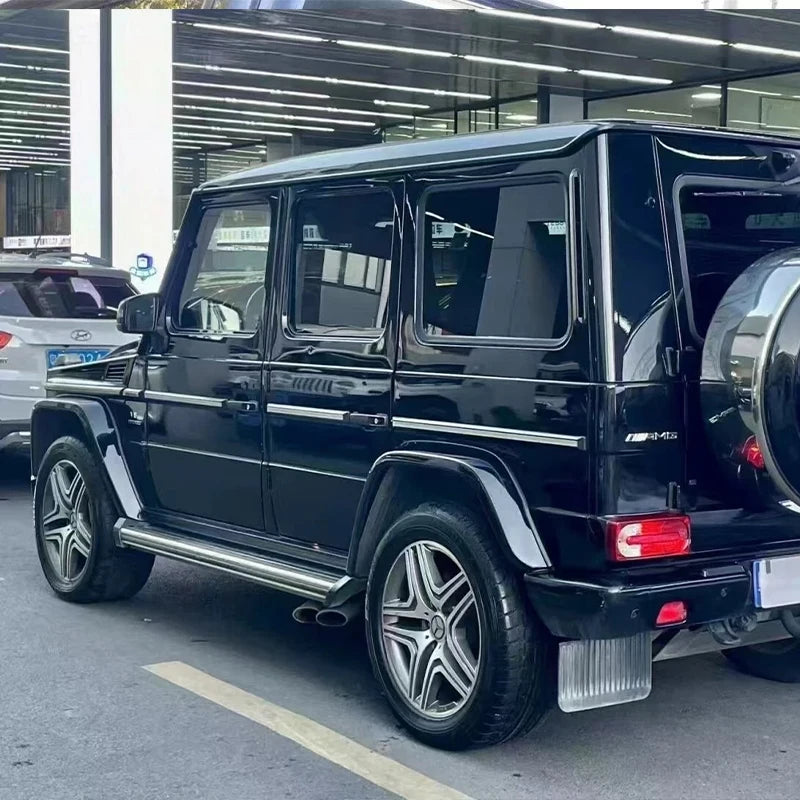 For Mercedes Benz G class w463 W464 side molding trim for G350 G400 G500 G55 G63 G65 G580 black carbon sliver side molding trim