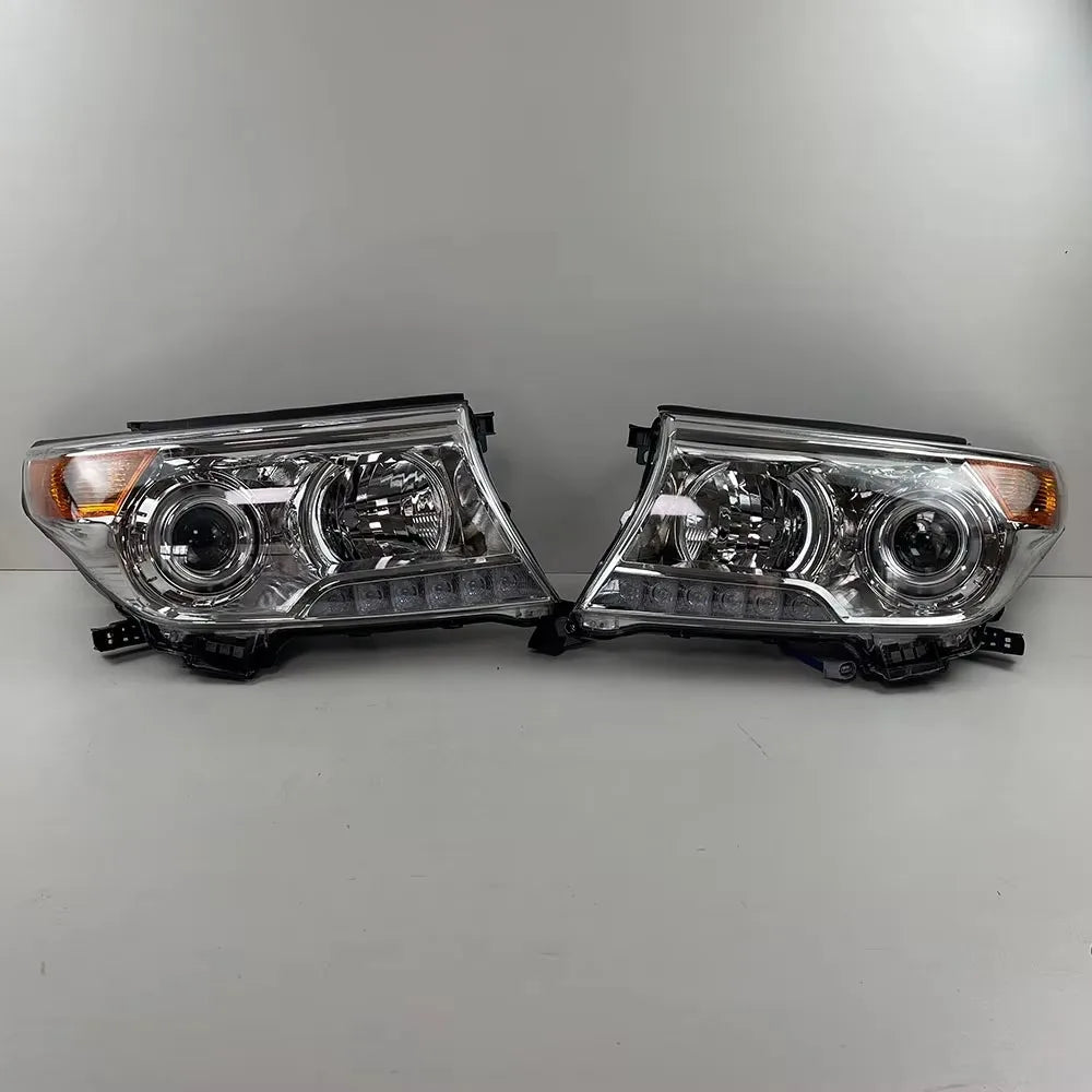 Car Headlights for Toyota Land Cruiser LC200 J200 2012-2015  81185-60F30 81145-60F20 LED Daytime Running Lights