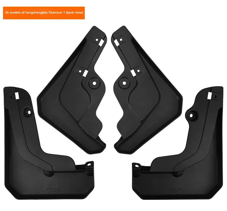 For BYD Equation Leopard Titanium Fangchengbao Tai 7 2025 Car Tire Fender Splash Guard Front and Rear Wheel Fender Auto Parts