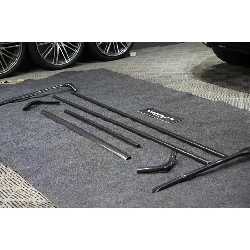 For Mercedes G class 2019-2026 year W464 W463A W465 carbon fiber roof strip trim A-pillar C-pillar G500 G63 G450 accessories