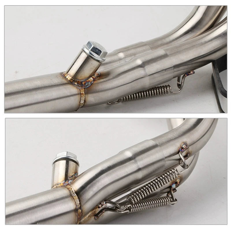 Motorcycle Exhaust Escape Front Middle Tube Link Pipe Slip On For Honda CBR500 CB500X CB500F CBR500R CBR 500 2013-2022