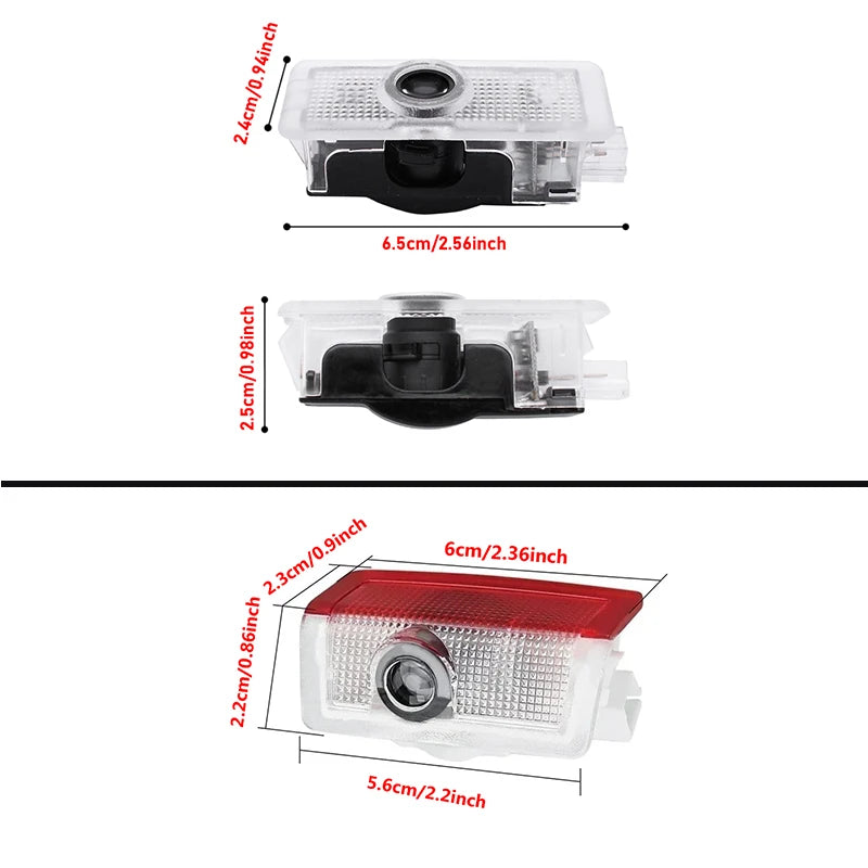 2Pcs Led Car Door Welcome Light Logo Projector For Mercedes Benz W212 W205 AMG ML W166 W176 W177 W213 W246 GLB GLC GLA GLS GLE1