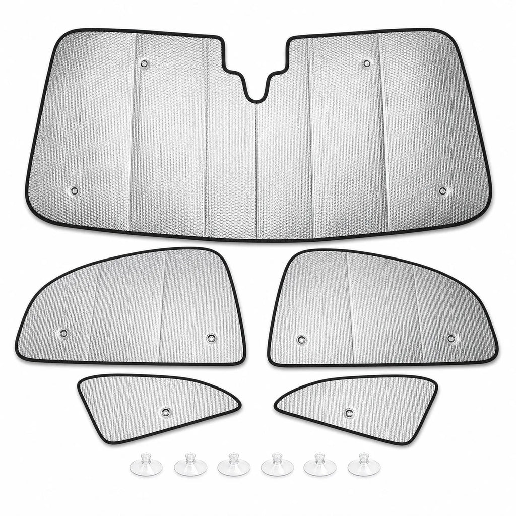 For Audi Q50 Base 2014-2017 Custom Full Set Windshield Sun Shade Aluminum Foil Heat Insulation Anti UV Foldable