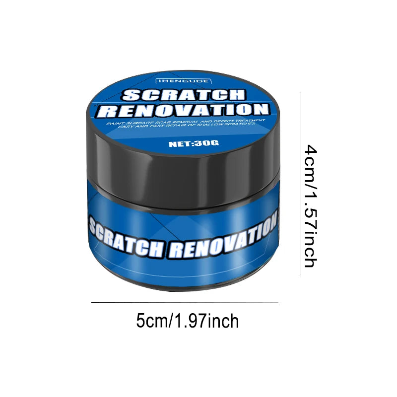 Car Scratch Repair Nano Polishing Paste, Suitable for Various Car Paint Colors, Multi-Functional Scratch Removal Paste, Comes with a Sponge