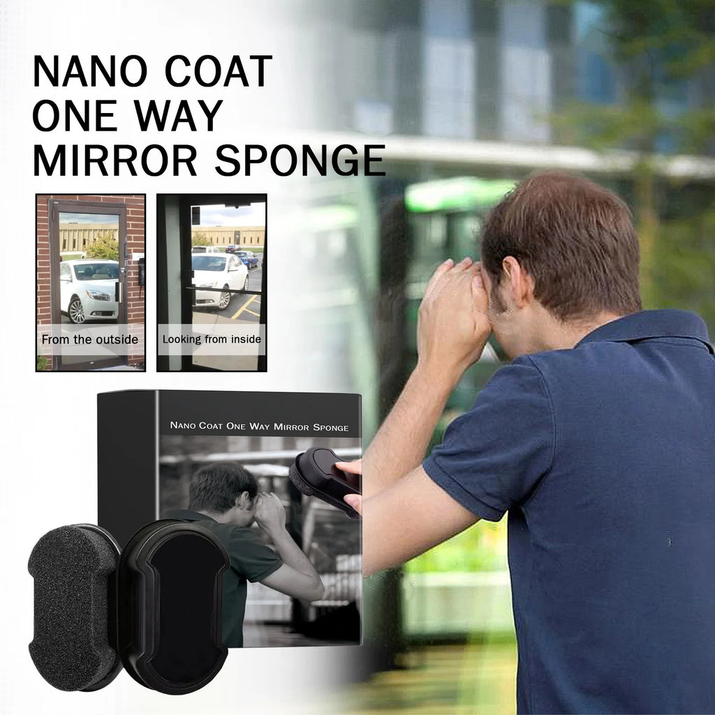 Anti Peeping Glass Cleaning Sponge Isolate Glass From Light Dedicated for Privacy Protection in Cars & Home Effective Anti-theft