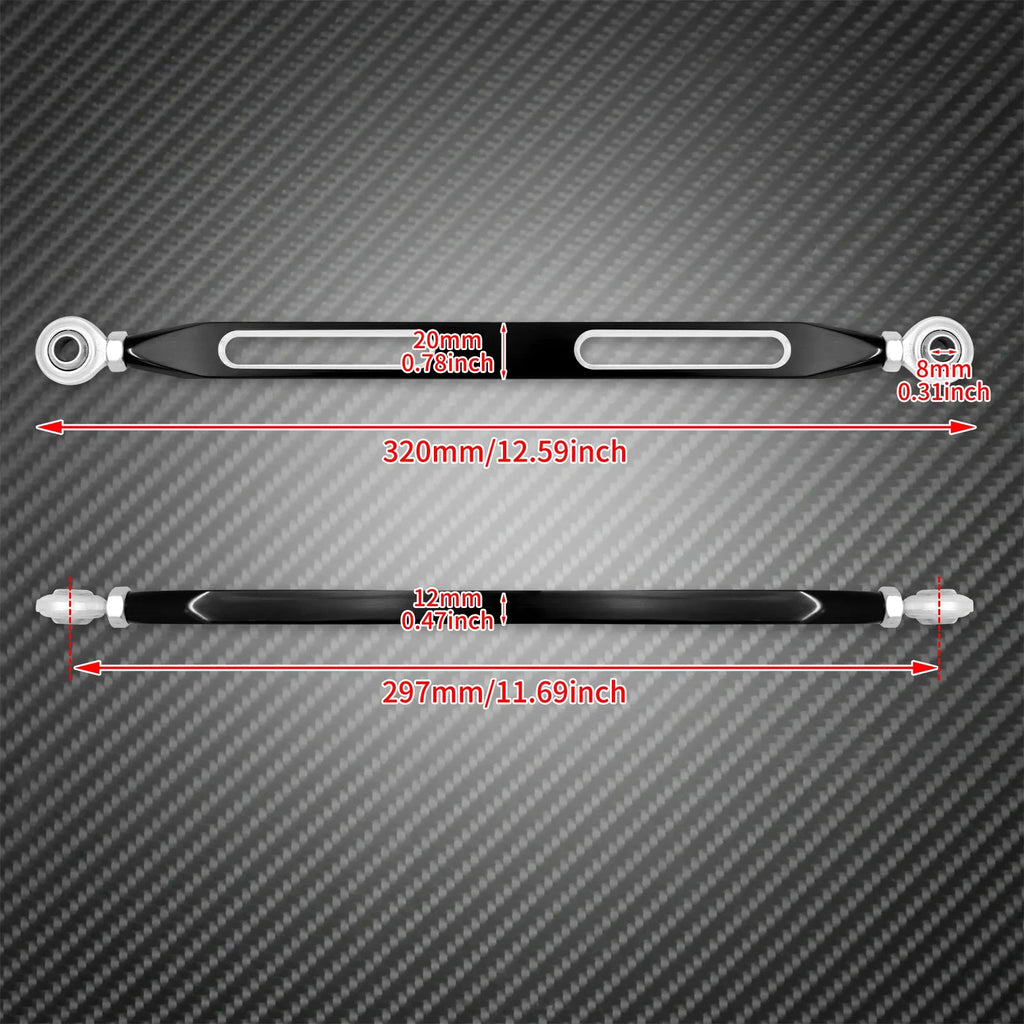 Motorcycle 330mm Gear Shift Linkage Aluminum Lever For Harley Touring Street Electra Glide FLHR Softail Fat Boy FLHC FL 1986-Up