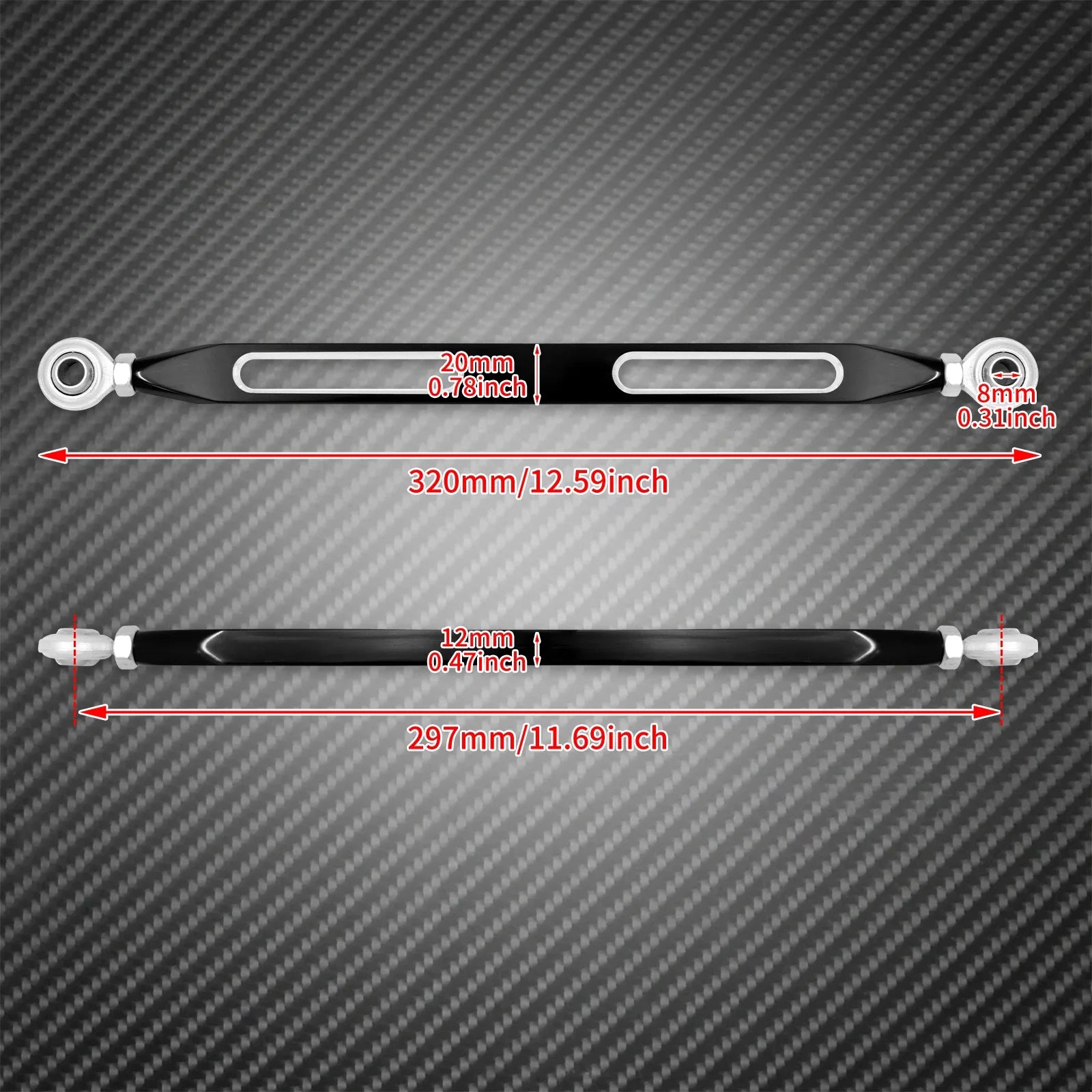 Motorcycle 330mm Gear Shift Linkage Aluminum Lever For Harley Touring Street Electra Glide FLHR Softail Fat Boy FLHC FL 1986-Up