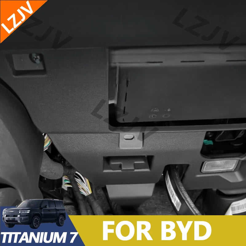 OBD Port Cover for BYD Equation Leopard Titanium 7 Dustproof Waterproof Diagnostic Interface Protector Interior Accessory