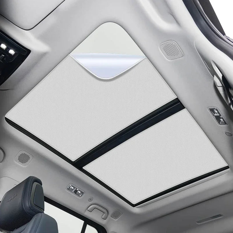 For BYD Denza B5 Formula Leopard 5 Suede Fabric Sunroof Sunshade, UV Protection Heat Insulation Electrostatic Adsorption