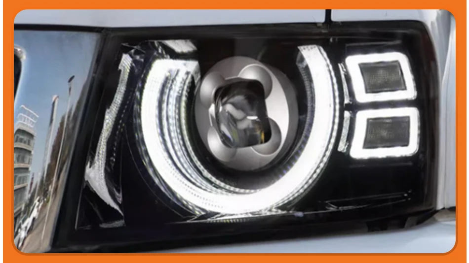 LED Auto Headlight Assembly For Nissan Patrol Y61 2005-2013 Upgrade Plug and Play Projector Lens Car Front lamps Accessories